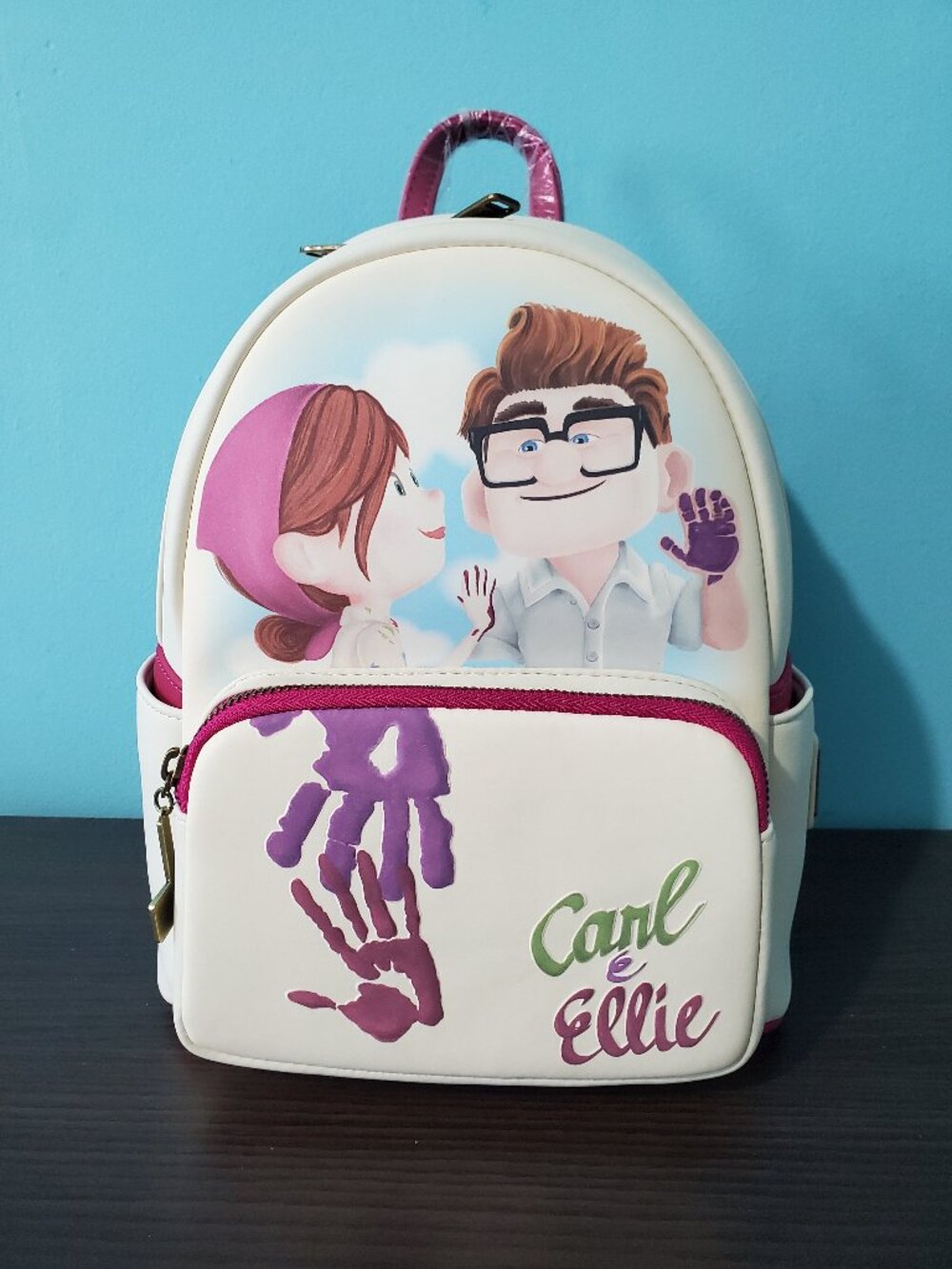 NWT Loungefly Disney Pixar Up Carl & Ellie Mini Backpack - NYCC Exclusive